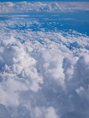 Naklejka premium Blue sky with clouds, clouds in the sky