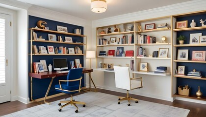 Photo interior modern design room 3d illustration