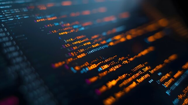 A Close Up of a Computer Screen Displaying Code for Sentiment Analysis Algorithm