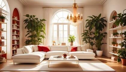 Photo interior modern design room 3d illustration