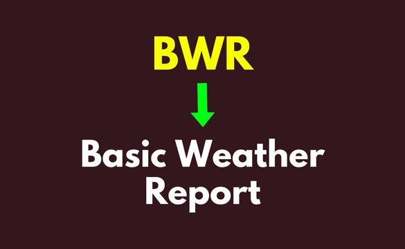 BWR Meaning, Basic Weather Report