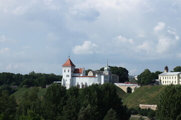 View of the Old Castle in Grodno. Belarus