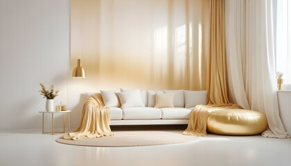 Photo interior modern design room 3d illustration