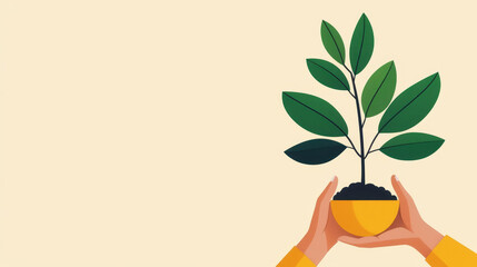 Impact investing, diverse portfolio with social benefits, flat design illustration