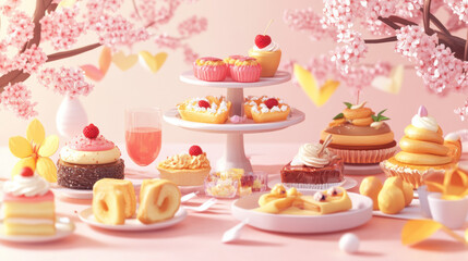 Sweet Treats & Cherry Blossoms