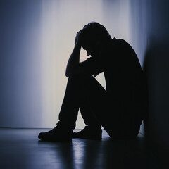 depression keeping you stuck in place (man)