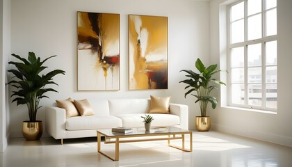 Photo interior modern design room 3d illustration
