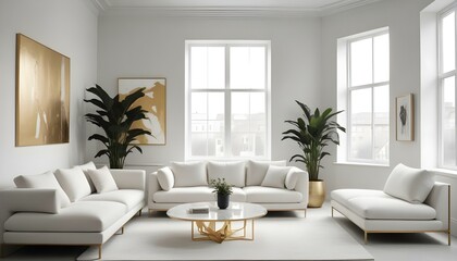 Photo interior modern design room 3d illustration