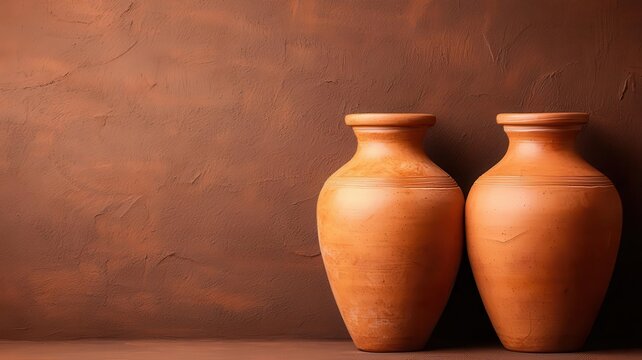 Wine fermenting in traditional clay amphorae, Fermentation, Ancient techniques