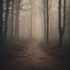 Enchanted Halloween Forest