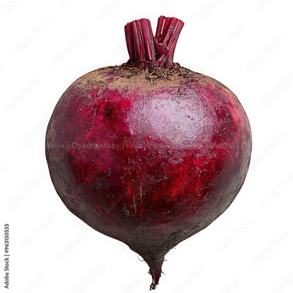 Wall mural beetroot isolated on a transparent background png file no background_1 png file