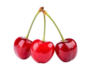 Cherry isolated on transparent background
