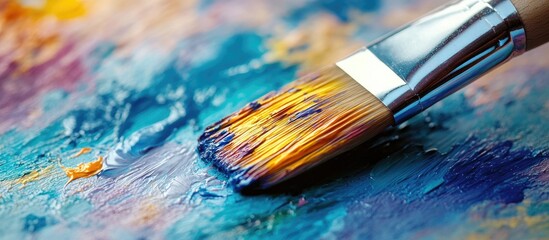 Fototapeta premium Exploring the Vibrant World of Painting: Art Supplies and Techniques for Creatives