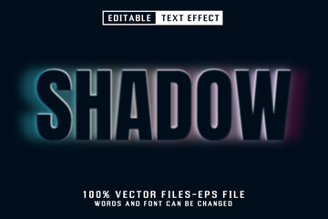 Shadow Editable Text Effect