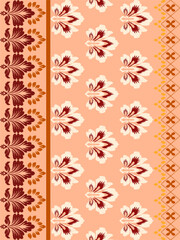 Fototapeta premium pattern, seamless, flower, floral, vector, ornament, illustration, wallpaper, design, nature, decoration, texture, vintage, leaf, christmas, art, flowers, tile, snowflake, element, retro, paper, plant