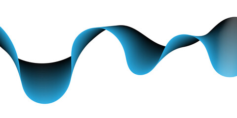 Abstract blue background with dynamic waves. technology network Vector illustration.