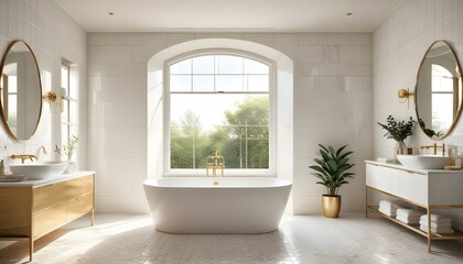 Fototapeta premium Photo interior modern design room 3d illustration