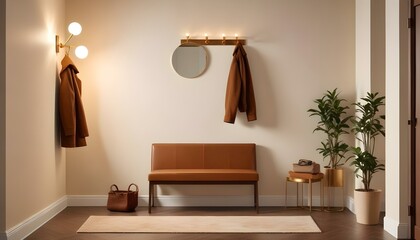 Photo interior modern design room 3d illustration