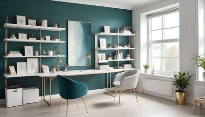 Photo interior modern design room 3d illustration