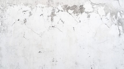 Obraz premium White old concrete wall light grunge texture wide banner format background with copy space for text. Grunge light gray Soft white texture