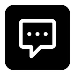 Fototapeta premium Chat Icon