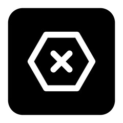 Obraz premium Stop Icon