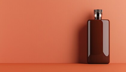 Custom marked flask with novel designs, personalized name, 3D illustration