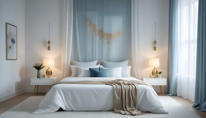 Photo interior modern design room 3d illustration