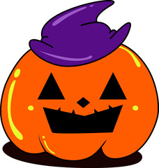 halloween pumpkin with a pumpkin