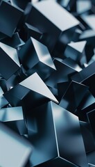 photo of an abstract 3D render showcasing a modern geometric background with a minimalistic design
