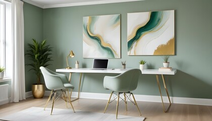 Photo interior modern design room 3d illustration