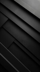 Obraz premium Abstract black roof background with diagonal stripes. 3d rendering, 3d illustration. Black Friday concept, vertical wallpaper