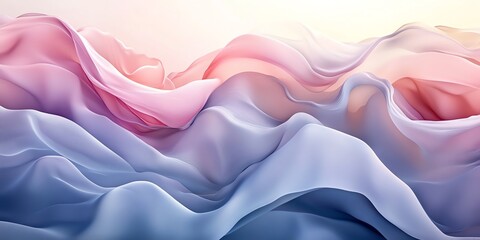 Obraz premium Abstract Pink and Blue Wavy Texture.