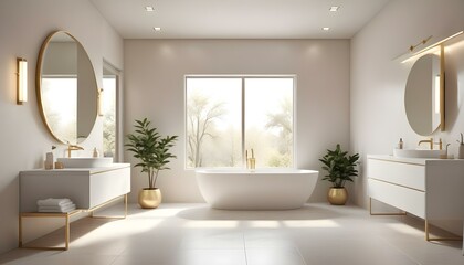 Photo interior modern design room 3d illustration
