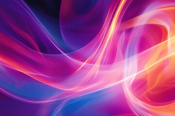 Obraz premium Abstract pink, orange and blue swirling pattern.