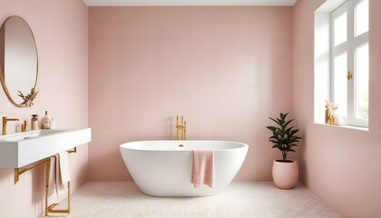 Fototapeta premium Photo interior modern design room 3d illustration