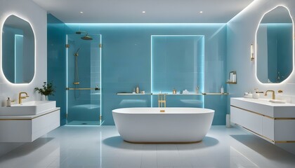 Photo interior modern design room 3d illustration