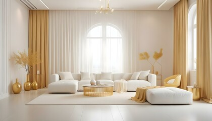 Photo interior modern design room 3d illustration