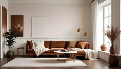 Photo interior modern design room 3d illustration