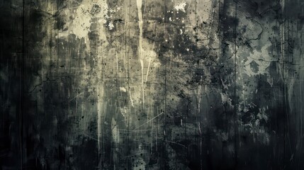 dark grunge stained wallpaper background 