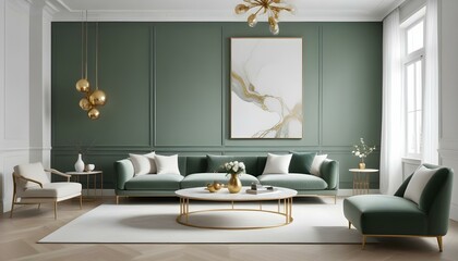 Photo interior modern design room 3d illustration