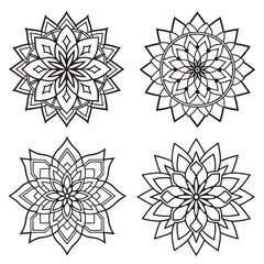 Obraz premium Modern oriental style mandala design