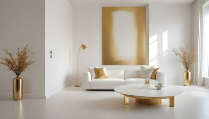 Photo interior modern design room 3d illustration