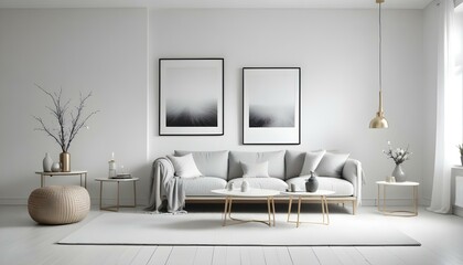 Photo interior modern design room 3d illustration