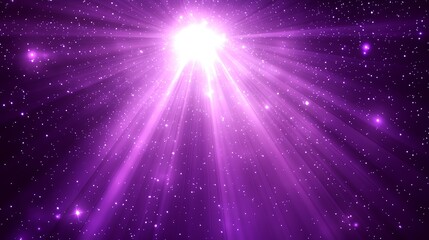 Fototapeta premium Abstract Purple Light Rays Background.