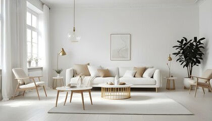 Photo interior modern design room 3d illustration