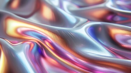 Iridescent Waves Exhibition Showcases Vibrant, Beautifully Colorful SilkLike Textures