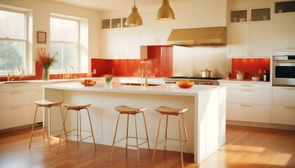 Photo interior modern design room 3d illustration