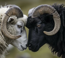 Two rams