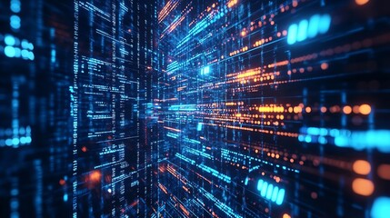 Data exchange digital technology background software development cloud computing Business Intelligence global network Data analysis techician team computer programming internet technol : Generative AI
